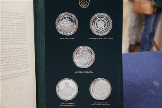 A 1970s John Pinches Medallists Ltd Mountbatten Medallic History of Great Britain (4 vols),